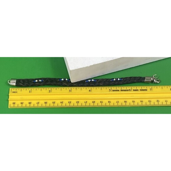 Horse hair Bracelet with Beads 7" with Loster Clasp - Picture 4 of 4